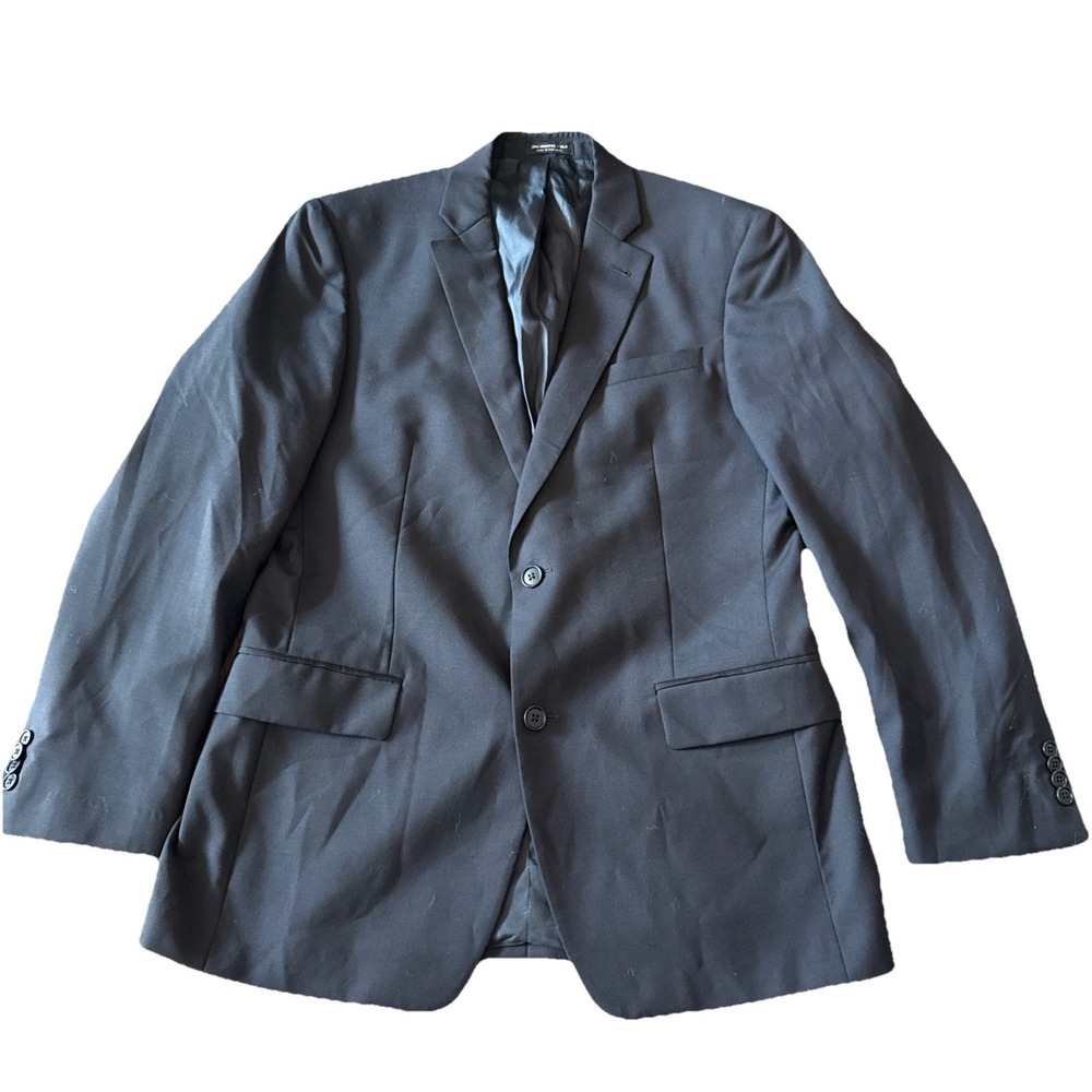 John Varvatos Sport Coat Men 40R Wool Navy Blue Blazer Two Button